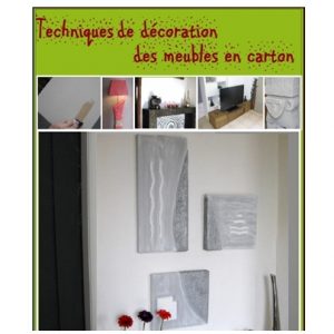 Techniques de décoration des meubles en carton_1er page