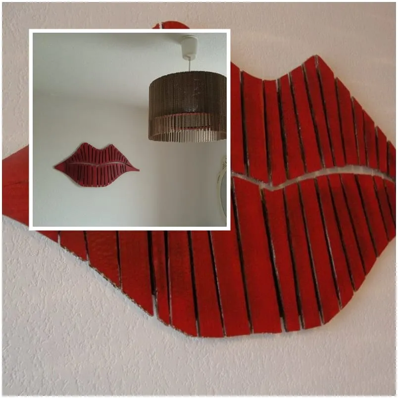 Créations en carton : décorations murales