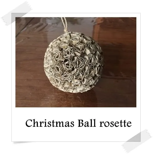 Christmas ball rosette