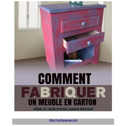 Comment fabriquer un meuble en carton 1