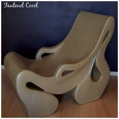 Fauteuil en cartonbis