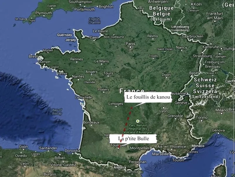Repere le foullis de kanou