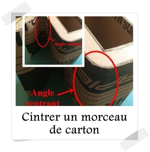 Cintrer un morceau de carton