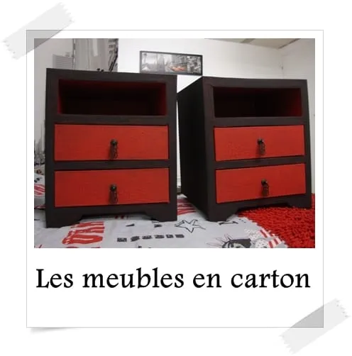 Les meubles en carton