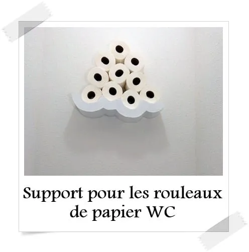 Support pour les rouleaux de papier wc