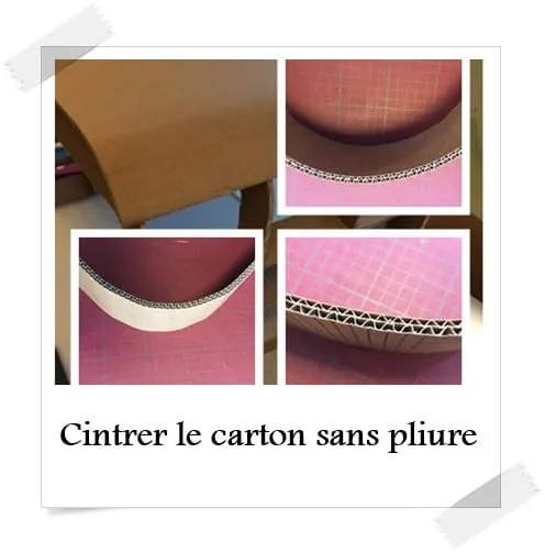 Cintrer le carton sans pliure