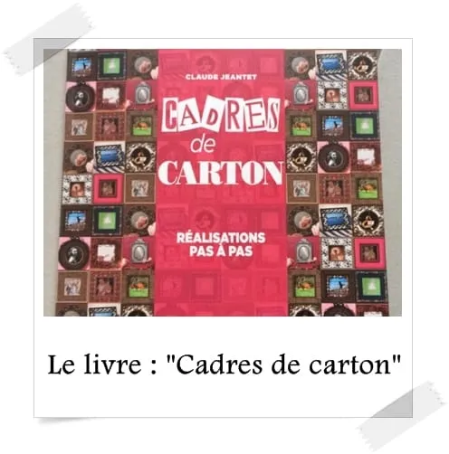 Le livre cadres de carton