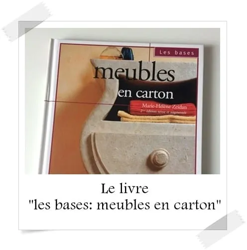 Le livre les bases meubles en carton