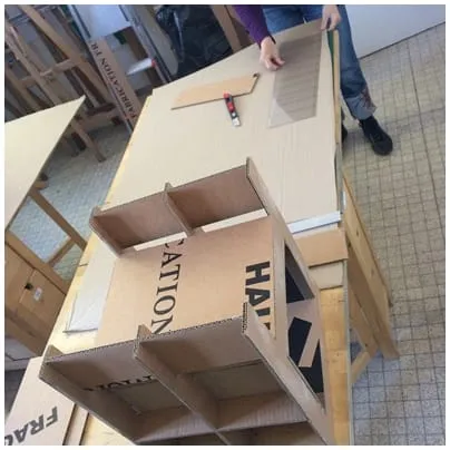 Stage d initiation de meubles en carton 5