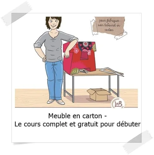 Meuble en carton cours complet et gratuit
