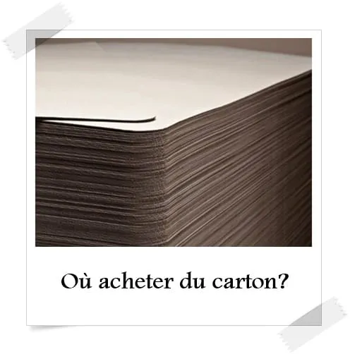 O acheter du carton