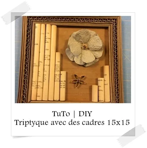 Tuto diy triptyque avec des cadres
