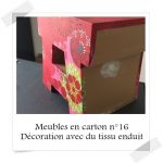 Meuble en carton n°15 Introduction à la décoration